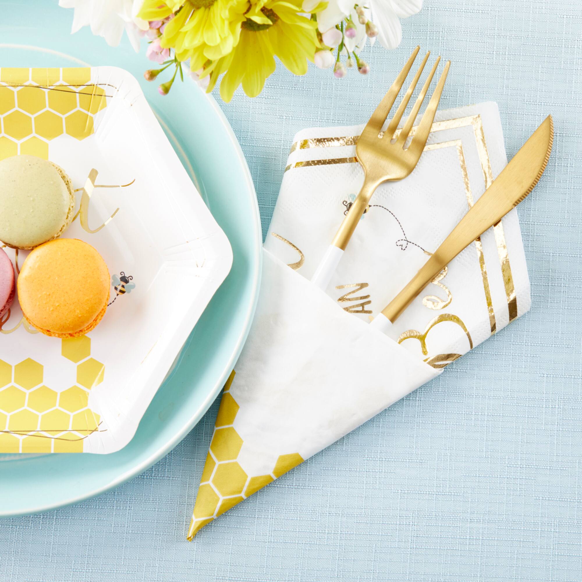 Kate Aspen® Sweet As Can Bee Paper Beverage Napkins, 60ct.